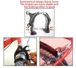 LuckySlycyc Bike Brakes Calipers Set,Side Pull Brake Set,69-96mm Reach,for Bike C Shape Brake Aluminum Bicycle Brake