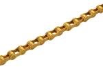 Bike Chain Single-Speed, Bicycle Chain 1 Speed, 1/2 × 1/8 inch,Golden (116L)