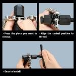 CUEQQY Bicycle Chain Suitable for Road Bikes, Mountain Bikes, City Bikes, Folding Bikes, and Electric Bikes (HUB Motor), 6/7/8 Speed, 126 Links with Quick Release