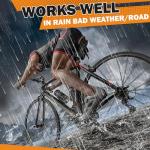 Alritz Bike Brake Pads Set, 6 PCS Road Mountain Bicycle V-Brake Blocks Shoes with Free Hex Wrench & Shims, No Noise No Skid, 70mm, for Front and Back Wheel (Black)