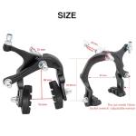 LuckySlycyc Bike Brakes Calipers Set,Side Pull Brake Set,69-96mm Reach,for Bike C Shape Brake Aluminum Bicycle Brake