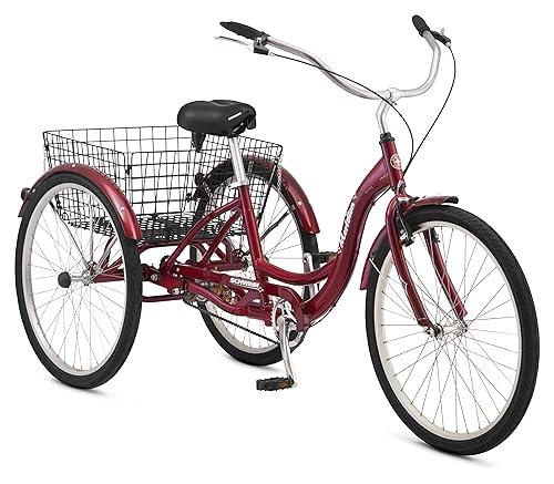 Schwinn Meridian Adult Tricycle with Rear Basket