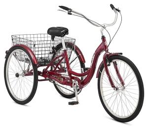 Schwinn Meridian Adult Tricycle with Rear Basket