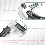 BUCKLOS Mountain Bike MTB Handlebars 25.4/31.8mm - 20/30/50/90/100/120/160mm Rise MTB Aluminum Alloy Handlebar - 720/780mm Extra Long Bicycle Riser HandleBars for E-Bike Folding Bike Downhill Racing