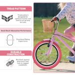 BALINGE 20 x 2.125 Bike tire 2 Pack 20 Bike tire Kids Bike Tires Folding Replacement Tires Fits Most Kids Bikes,BMX tire 20 inch,Pink,2 Tire