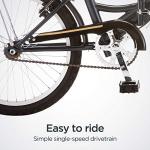 Schwinn Hinge Folding Bike with Rear Rack, Grey