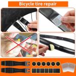 Kapsuen Bike Repair Kit - 16-in-1 Bike Multitool, Portable Bicycle Tools with Tire Patch Kit for Mountain Road Bikes Camping Travel (US)