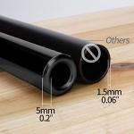 WEIYINGSI Universal 7/8 Inch 22mm Dirt Bike Handlebars, Upgraded Pit Bike Handlebar with Foam Pad for Motocross CRF YZF KXF KLX RMZ DRZ Pit Dirt Bike ATV Quad - Black