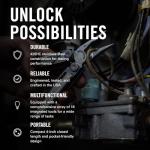 LEATHERMAN, Wave+, 18-in-1 Full-Size, Versatile Multi-tool for DIY, Home, Garden, Outdoors or Everyday Carry (EDC), Black