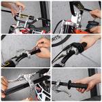 WEIYINGSI Universal 7/8 Inch 22mm Dirt Bike Handlebars, Upgraded Pit Bike Handlebar with Foam Pad for Motocross CRF YZF KXF KLX RMZ DRZ Pit Dirt Bike ATV Quad - Black