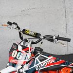 WEIYINGSI Universal 7/8 Inch 22mm Dirt Bike Handlebars, Upgraded Pit Bike Handlebar with Foam Pad for Motocross CRF YZF KXF KLX RMZ DRZ Pit Dirt Bike ATV Quad - Black