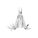 LEATHERMAN, Wave+, 18-in-1 Full-Size, Versatile Multi-tool for DIY, Home, Garden, Outdoors or Everyday Carry (EDC), Stainless Steel