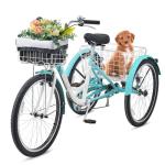 VIRIBUS 7-Speed Adult Tricycle with Baskets