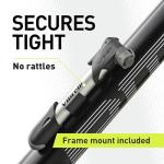 Vibrelli Mini Bike Pump - Presta & Schrader Bicycle Pump - 120 PSI Tire Pump for Road & MTB - No Valve Changing Needed, Pocket Pump