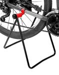 QWORK Bicycle Floor Stand 2 Pack – Foldable Steel Repair & Storage Rack for Road, MTB & Hybrid Bikes