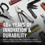 LEATHERMAN, Wave+, 18-in-1 Full-Size, Versatile Multi-tool for DIY, Home, Garden, Outdoors or Everyday Carry (EDC), Stainless Steel