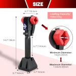 DASBET Wall Mounted Bicycle Repair Stand | Foldable Heavy Duty Maintenance Rack Workstand with Adjustable Bike Clamp for Variety of Bikes