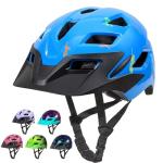 Kids Bike Helmet, Toddler Helmet for Kids 3-5/5-8/8-10 Years Boys Girls, Adjustable Youth Bike Helmets with Detachable Visor, Bicycle Helmets for Skateboard Scooter Cycling