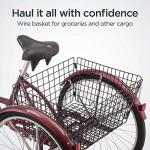 Schwinn Meridian Adult Tricycle with Rear Basket