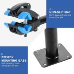 DASBET Bike Repair Storage Stand Wall Mount Bicycle Rack Workstand with Adjustable Clamp Bicycle Maintenance Rack for Road Mountain Bikes Clamp Bike Hanger for Garage or Home