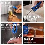 WIWUE GUO Multi Tool, Multitool Pliers for Outdoor, DIY, Home, Garden, Camping, Survival, Hunting and Hiking or Everyday Carry, Blue