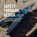 LEATHERMAN, Charge Plus, 19-in-1 Full-Size, Versatile Multi-tool for Home, Outdoors, Everyday Carry (EDC), Black