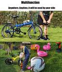 GOBKO Bike Pump with Gauge,Bicycle Floor Pump for Presta and Schrader Valves Bike Tire Pumps Inflator High Pressure 160PSI & 11BAR Portable Air Pump for Road Bike Car MTB Sports Balls