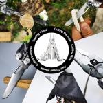 SQT2045 20-in-1 Multitool, Foldable & Self-Locking, Professional Tool for DIY, Home Repairs & Outdoor Camping, Must-Have Gifts for Men, Compact & Durable-