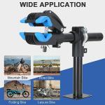 DASBET Bike Repair Storage Stand Wall Mount Bicycle Rack Workstand with Adjustable Clamp Bicycle Maintenance Rack for Road Mountain Bikes Clamp Bike Hanger for Garage or Home