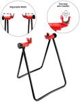 QWORK Bicycle Floor Stand 2 Pack – Foldable Steel Repair & Storage Rack for Road, MTB & Hybrid Bikes