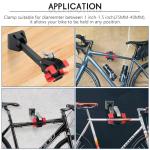 DASBET Wall Mounted Bicycle Repair Stand | Foldable Heavy Duty Maintenance Rack Workstand with Adjustable Bike Clamp for Variety of Bikes