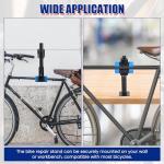 NYXOVA Wall Mount Bike Repair Stand, Adjustable Bicycle Work Stand with Clamp for Road & Mountain Bikes, Space-Saving Maintenance Rack for Home Use