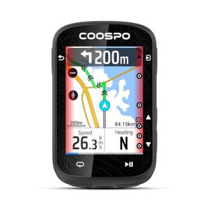 COOSPO Color Touchscreen GPS Bike Computer CS600, Wireless IPX7 Waterproof Cycling GPS Speedometer with Bluetooth/ANT+, Backlight Route Navigation, Support Bike Radar & 36H Battery Life