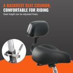 VEVOR 7-Speed Adult Tricycle with Basket