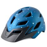 Kids Bike Helmet,Bavilk Kids Boys Girls Bike Helmets with LED Light Detachable Visor Children Youth Teen Multi-Sport for Skating Cycling Scooter Skateboard Adjustable & Lightweight 19.7"-22.4"