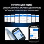 COOSPO Color Touchscreen GPS Bike Computer CS600, Wireless IPX7 Waterproof Cycling GPS Speedometer with Bluetooth/ANT+, Backlight Route Navigation, Support Bike Radar & 36H Battery Life