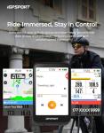 iGPSPORT BiNavi Bike Computer, Touch Screen Map Navigation Music Control Climb Tips, Wireless GPS Cycling Computer (Black)