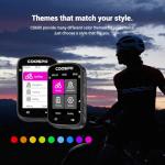 COOSPO Color Touchscreen GPS Bike Computer CS600, Wireless IPX7 Waterproof Cycling GPS Speedometer with Bluetooth/ANT+, Backlight Route Navigation, Support Bike Radar & 36H Battery Life