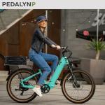 Pedalyn Rear Cargo Rack for E-Bikes – Universal Bicycle Rack with Cargo Net, Rain Cover, and Tool-Free Mounting