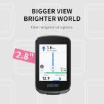 GEOID CC700 2.8" Color Screen Bike/Cycling Computer Wireless - Route Navigation with Re-Route Planing, WiFi Auto-Sync, ANT+/Bluetooth, Fast 5s GPS Positioning, Free Indoor Training