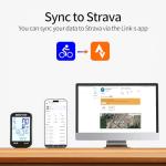 Bikevee GPS Bike Computer 2.6" – Wireless Bluetooth 5.4 & ANT+ Cycling Computer, Link-S App Update v1.4.7 for Optimized User Experience, Speedometer Odometer, IPX7 Waterproof – Black(A)