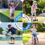 MammyGol Boys Bike Helmet Kids Skateboard Helmets Adjustable Multi-Sport Protective Gear Set Lightweight Helmet Girls Toddler for Skate Scooter Ages 4-8 (Blue)