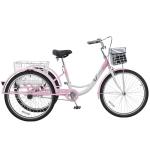 Viribus Women's Pink Adult Tricycle with Baskets