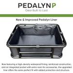 Pedalyn Rear Cargo Rack for E-Bikes – Universal Bicycle Rack with Cargo Net, Rain Cover, and Tool-Free Mounting