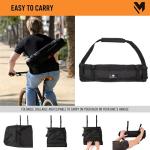 lamaki Bike Travel Bag XXL for Road & Gravel, MTB 26-29 inch - Only Remove the Front Wheel - Premium Metal Zippers, Heavy Duty Nylon 1680D - Bike Transport Bag - Ideal for Bikepacking