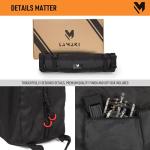 lamaki Bike Travel Bag XXL for Road & Gravel, MTB 26-29 inch - Only Remove the Front Wheel - Premium Metal Zippers, Heavy Duty Nylon 1680D - Bike Transport Bag - Ideal for Bikepacking