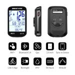 Bikevee GPS Bike Computer 2.6" – Wireless Bluetooth 5.4 & ANT+ Cycling Computer, Link-S App Update v1.4.7 for Optimized User Experience, Speedometer Odometer, IPX7 Waterproof – Black(A)