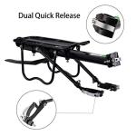 ROCKBROS Rear Bike Cargo Rack Quick Release Bike Carrier Rack with Fender Mountain Road Bicycle Rear Racks