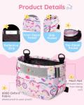 Fitense Kids Bike Basket, Bicycle Basket Front Handlebar, Waterproof Cute Fabric Children's Bike Basket, Kids Bike Accessories Fit Most Boys, Girls, Toddlers Bike or Scooter, Easy to Install