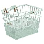 Retrospec Apollo Front Bike Basket With Detachable Steel Mesh Design - Removable Bicycle Basket With Built-in Handle for Shopping & Storage - 9.5in X 7.5in X 14in